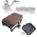 Soziussitz mit Satteltaschenhalterung für Honda CT 125 Huntercub (2020–2023), schwarz