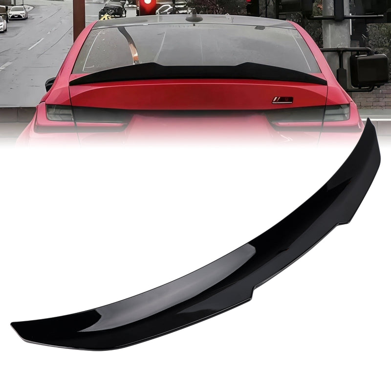 Glänzend Schwarz Hinten Boot Spoiler Für BMW 3 Serie G20 G80 19-25 PSM Stil