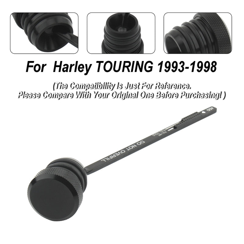 1993-1998 Harley TOURING FLHT FLHS FLTC Oljesticka Bränslepropp 0710-0002