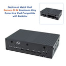 Funda protectora de aleación de aluminio con carcasa metálica dedicada Banana Pi R4 con enfriador