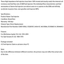 4kpl polttoaineen injektoria 0280150962 Fit Opel senaattori B 3,0 L 1988-1993 93208787