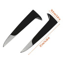 2011–2017 BMW X3 F25 schwarz glänzend Paar Heckscheibe Seitenflügel Spoiler