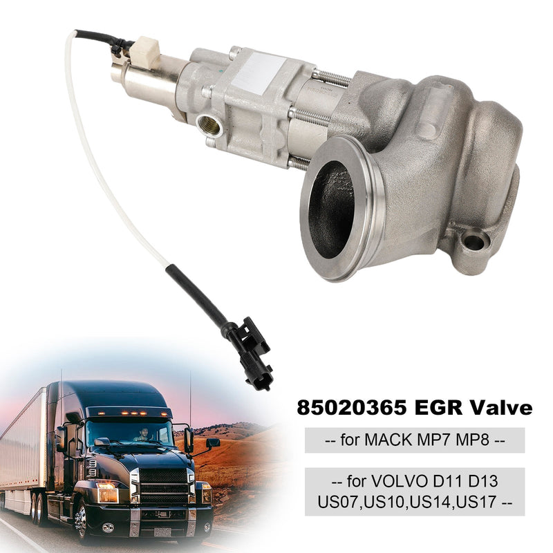 2008-2020 Mack MP7/MP8 Volvo D11/D13 EGR-ventil 85020365