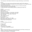 1993-1998 Toyota 1RZ 4Y Hiace 2 Zyl. Vergaser 21100-75020 21100-75021