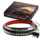 Car Truck LED TailLight Strip Turn Signal Lamp Flowing Dynamic Three row 1.5 meters