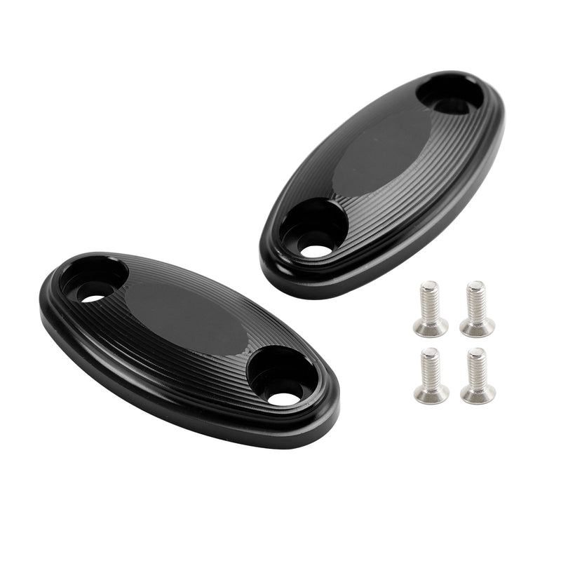 TAPAS DE AGUJEROS DE PLACAS DE BLOQUEO DE ESPEJOS DE ALUMINIO PARA HONDA CBR 650 FR 2014-2019