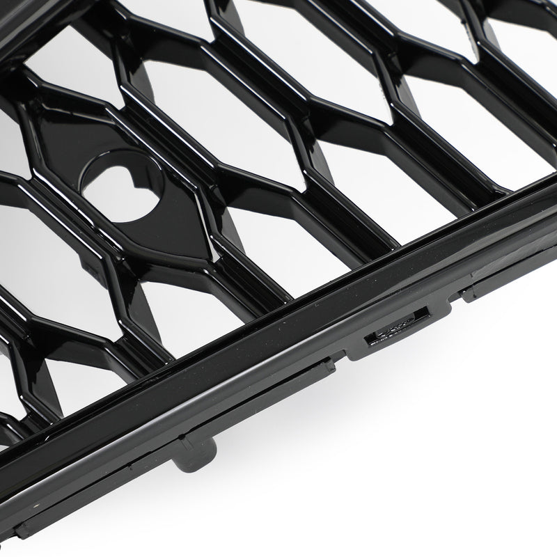 Parrilla hexagonal de malla deportiva tipo panal estilo RS7, compatible con Audi A7/S7 2012-2015, color negro