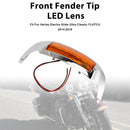 LED-Linse für die vordere Kotflügelspitze, passend für Electra Glide Ultra Limited Low 2014-2023