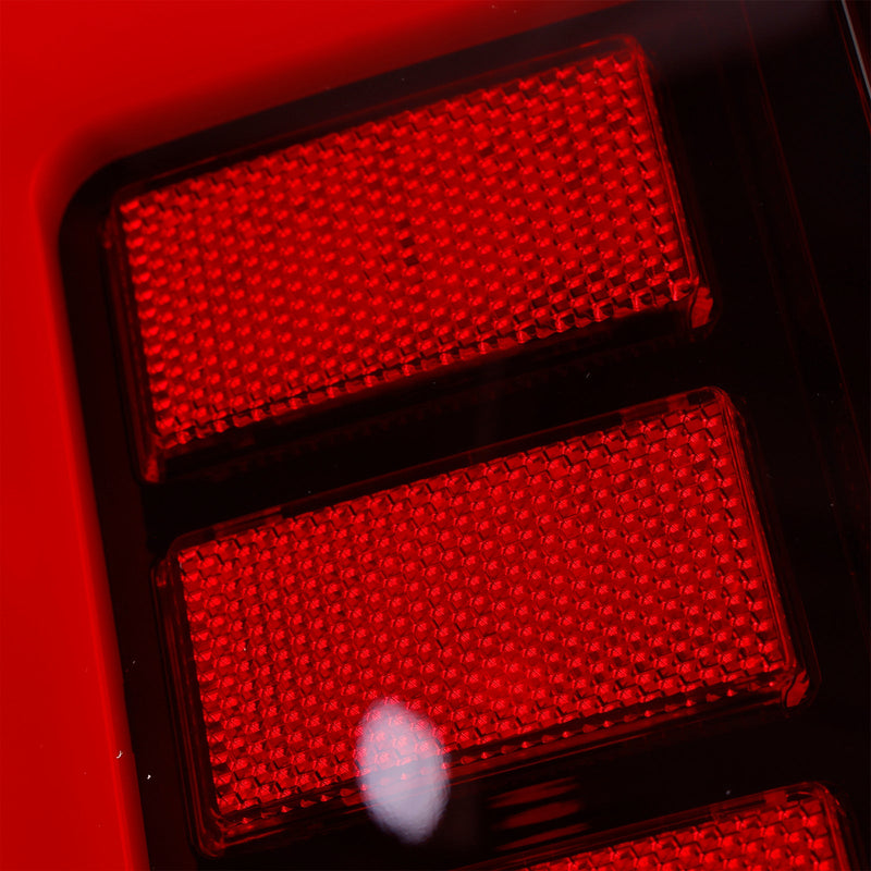 2008-2019 VW Amarok V6 LED-bakljus på baksidan och vänster, par av rött