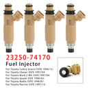 4 inyectores de combustible para Toyota Avensis Carina Corona RAV4 2.2L 3.0L 23250-74170