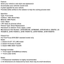 2018–2021 Ford Focus MK4 ST Style Schwarz Frontstoßstangengrill Untergrill