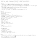 2005-2018 Toyota Tacoma Blower Motor Resistor Kit Harness w/ 8713804050