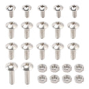 1987-2006 Yamaha Banshee YFZ350 Kompletter Kotflügelschraubensatz, 25-teilig, 90149-06306, 90150-06037