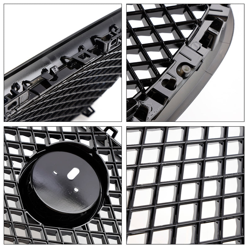 XF-R-tyylin etukerroksen baarigrilli Grille Fit Jaguar XF 2012-2015 Gloss Black