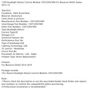 2014–2019 Maserati Ghibli Limousine LED-Scheinwerfer-Vorschaltgerät-Steuermodul 130732947400