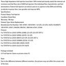 6 STÜCKE Kraftstoffinjektor 1001-87091 Fit Denso 650CC Fit Toyota Supra JZA80 2JZGTE 2JZ