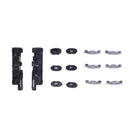 Suportes de teto solar de 14 peças, fivelas deslizantes e kit de reparo de clipes de trilho para Jeep Renegade 15-21