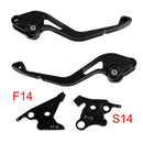 New short clutch and brake lever suitable for Suzuki GSF650, GSXR1300, DL1000, black