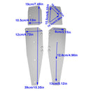 Parabrisas adecuado para MOTO GUZZI V7 Classic 2016-2023 V9 Bobber 2018-23