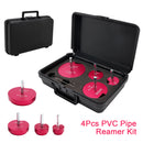 4-tlg. PVC Rohr-Entgrater Set – Fitting Socket Saver SCH Installationswerkzeug für 1/2"-Bohrmaschinen