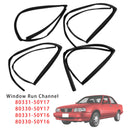 1990-1994 Für Nissan Sunny Sentra Tsuru B13 4-teiliges Dichtungsset für die Glaslaufschiene 80331-50Y17