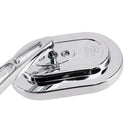Paar verchromte Spiegel, links und rechts, 10 mm, für Motorrad-Chopper