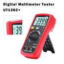UT136C + multimetr cyfrowy multimetr Tester AC DC woltomierz amperomierz omomierz
