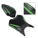 2024-2025 Für Kawasaki Ninja 500 Z500 Raider Soziussitz-Set vorne &amp; hinten, Schwarz 2