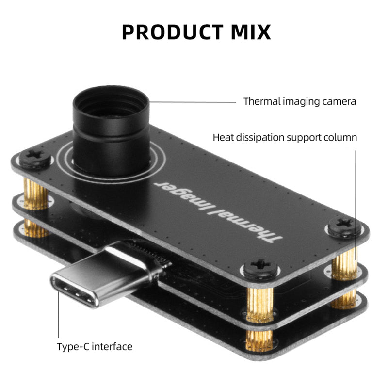 Kamera termowizyjna USB typu C do telefonów z systemem Android z zaawansowanymi funkcjami