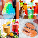 Elektrische Eiscrusher-Maschine mit EU-Stecker Eisraspel Schneekegelmaschine 500W