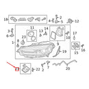 2016–2024 Audi A4/Avant LED-Scheinwerfer PR:8IT+8G4+GPO LED-Lichtsteuergerät 4M0907397AD LCM Matrix