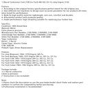 1964–1982 Ford Comet Motor 289 Cu, 302 Cu, 351 Cu 2-Zylinder-Vergaser 2100 2100A800