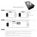 DC 100A 100V Digital LCD Spænding Display Voltmeter Amperemeter Wattmeter