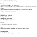 2024–2025 Daytona 660 Heckseitenverkleidung für Fahrersitz