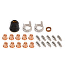 24Pcs IPT40 Plasma Schneiden Taschenlampe Spitze Elektrode Verbrauchs Für CUT-55DS CUT-65DS