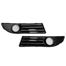 2005-2009 VW POLO 9N3 GTI 2PCS Luces antiniebla de la cubierta Griller 6q085365e 6q0853666g
