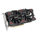 RX580 8G Independent Graphics Card Dual Fans Pöytätietokoneen valaistuskortti