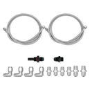 70"" SS geflochtene Getriebekühlerschlauchleitung für Turbo 700R4-4L60-4L60E - 4L65E