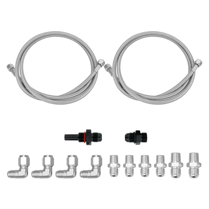 70"" SS geflochtene Getriebekühlerschlauchleitung für Turbo 700R4-4L60-4L60E - 4L65E