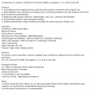 Vergaser mit Dichtungen 7043014 für Chevy &amp; GMC L6-Motoren – 4,1 l 250 und 4,8 l 292