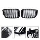 07.2015-01.2019 BMW 7er G11 Limousine 5-Türer Vor-Facelift Schwarz 2 Lamellen Front Nierengrill