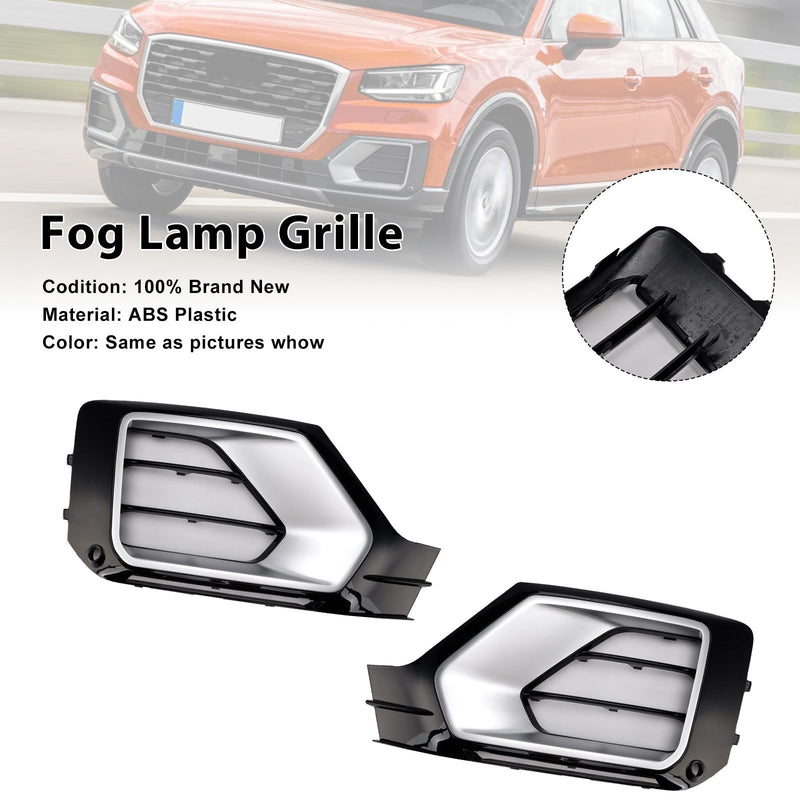 2016–2020 Audi Q2 2-teiliger Frontstoßstangengrill Nebelscheinwerfergrill 81A807681G