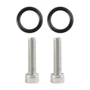 2er-Pack Ölkühleradapter -6AN ORB O-Ring Ein-/Ausgangsanschlussplatte LS1 LSX LS3 LS LS2