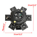 10 LED RGBW Moving Head Strobe Light Laser Bühnenbeleuchtung Strahl DMX Disco DJ