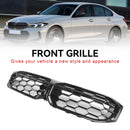 Grade frontal preta brilhante adequada para BMW G20 320i 330i M340i 2023-2024