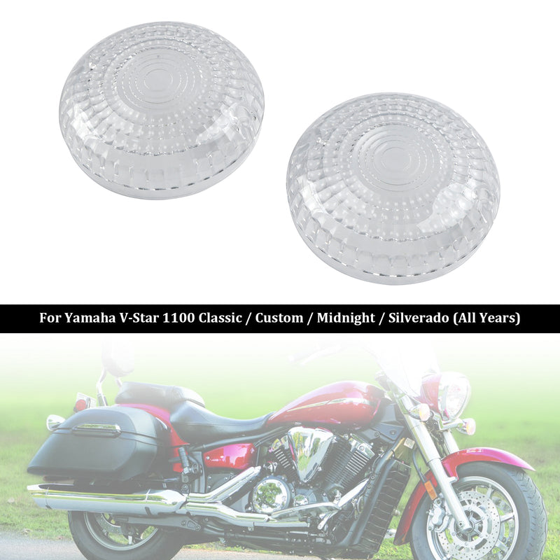 Vorne/Hinten Blinker Objektiv Abdeckung Für Yamaha V-Star1100 XVS650 Road Star