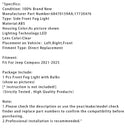 2021-2025 Jeep Compass 1 Stück LED Nebelscheinwerfer vorne 68470159AA