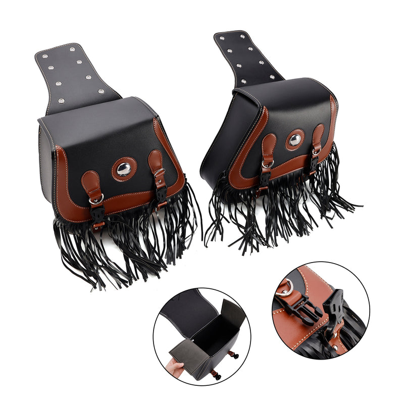 Heckbag sida sadel påse svansväska bagagepåse förvaring svart 26 l för motorcykel