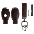 Benz GLC GLK CLS GLA CLA AMG Legierung Aluminium TPU Autoschlüssel Braun Hülle Cover