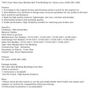 2001-2005 Toyota Lexus IS300 4PCS Front + Rear Door Window Belt Trim Molding